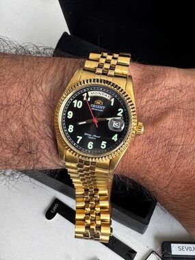 New ORIENT Oyster Automatic Sapphire Collection SEV0J007B RARE